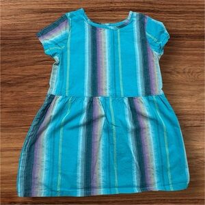 Wrangler Kids Dress with Blue and Purple Striped Dress Size 6-9 Months